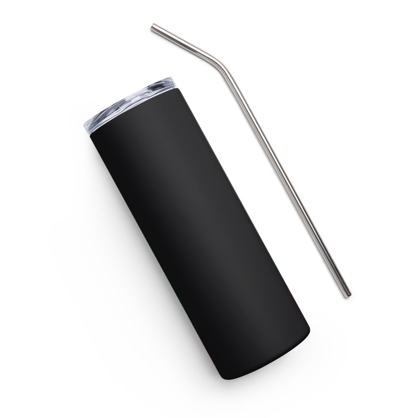 Space Bart Stainless steel tumbler cup with metal straw