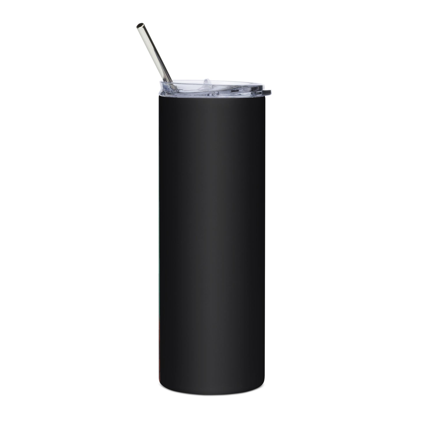 Space Bart Stainless steel tumbler cup with metal straw