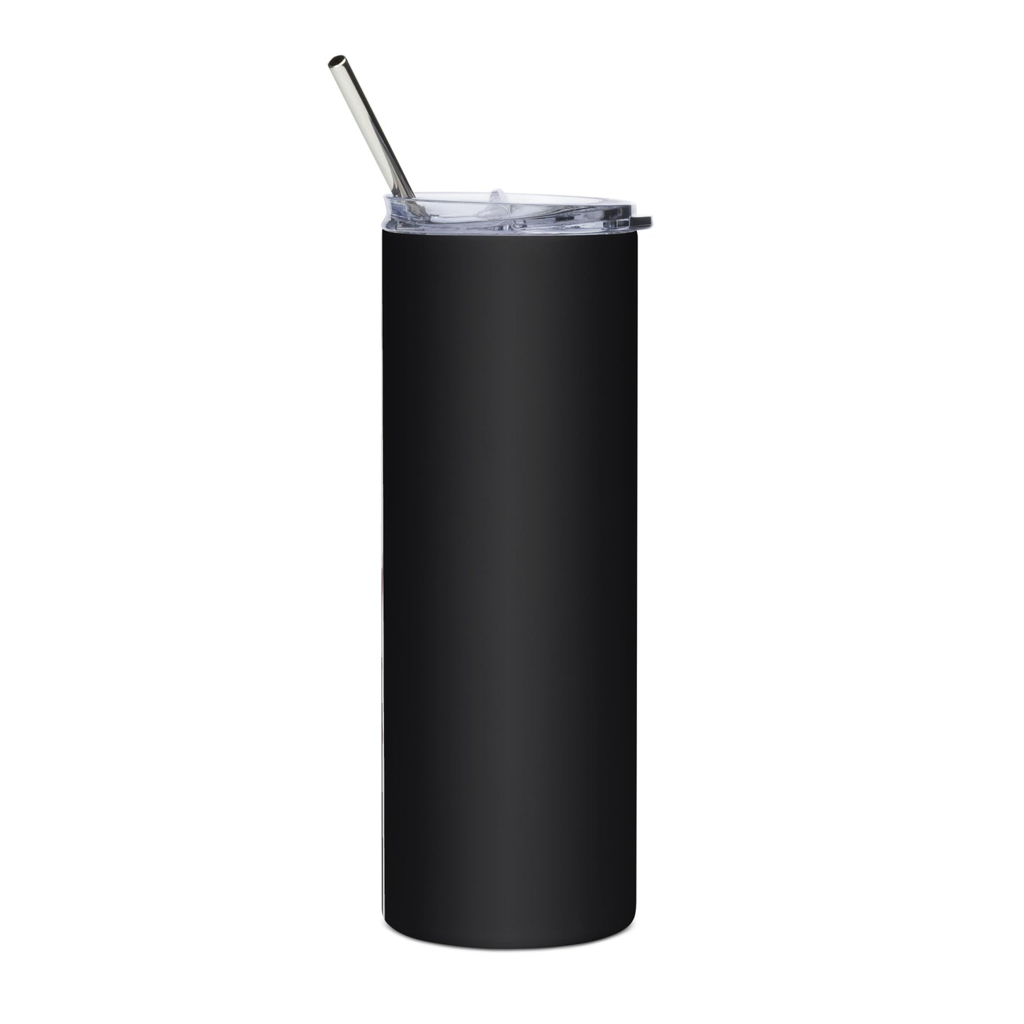 Sexy Pirate Woman Stainless steel tumbler cup with metal straw