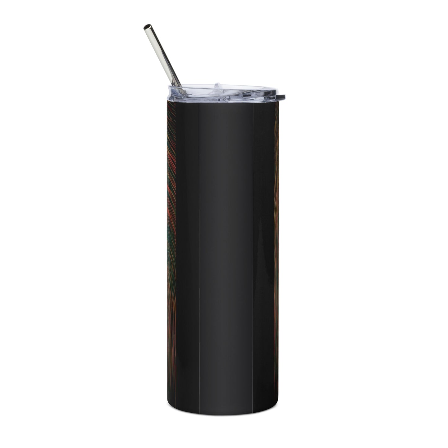 Shy Guy Stainless steel tumbler cup with metal straw