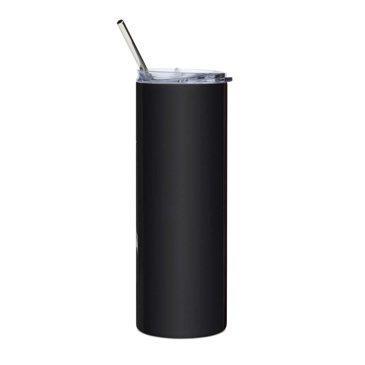 Gothic Beauty Stainless steel tumbler cup with metal straw