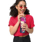 Punk Girl #4 Stainless steel tumbler with metal straw