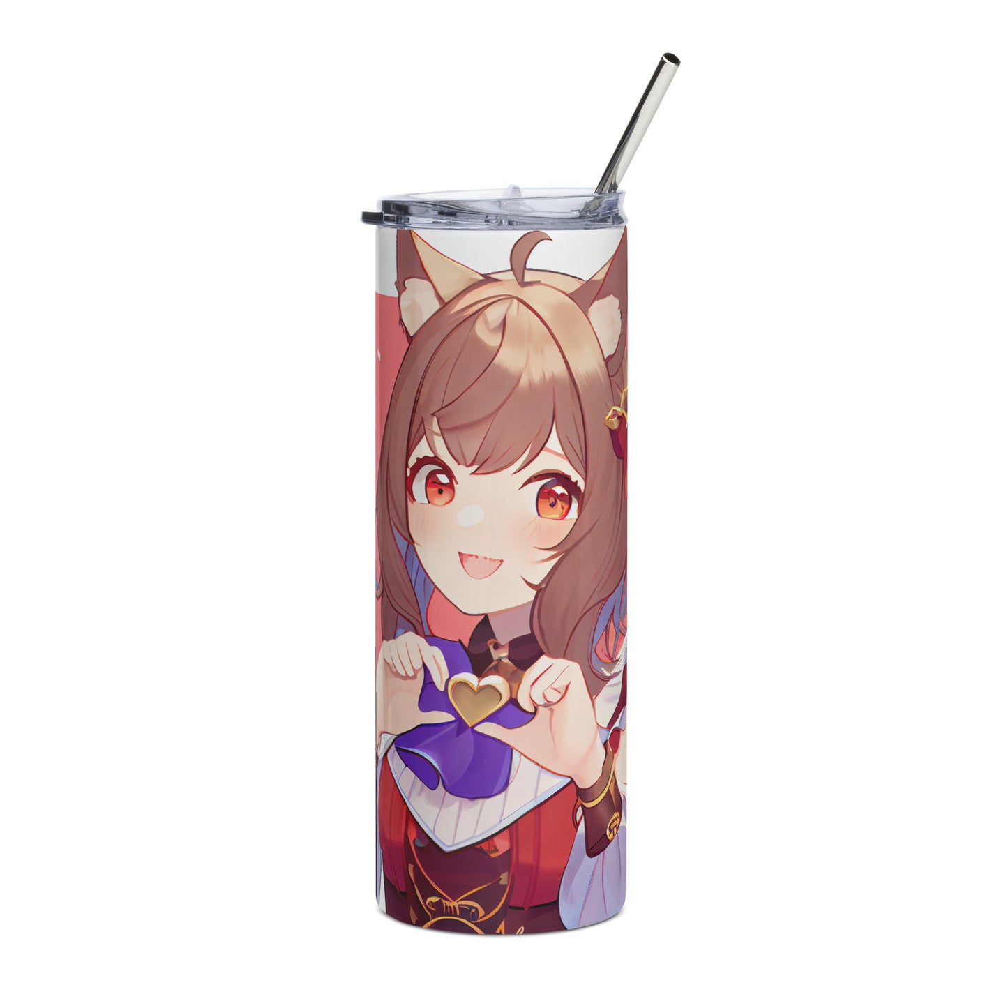 Anime Cat Girl #5 Stainless steel tumbler