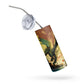 Dragon #9 Stainless steel tumbler cup with metal straw