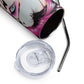 Punk Girl #1 Stainless steel tumbler cup with metal straw