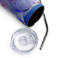 Anime Cat Girl Stainless steel tumbler cup with metal straw