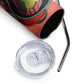 Space Lenny Stainless steel tumbler cup with metal straw