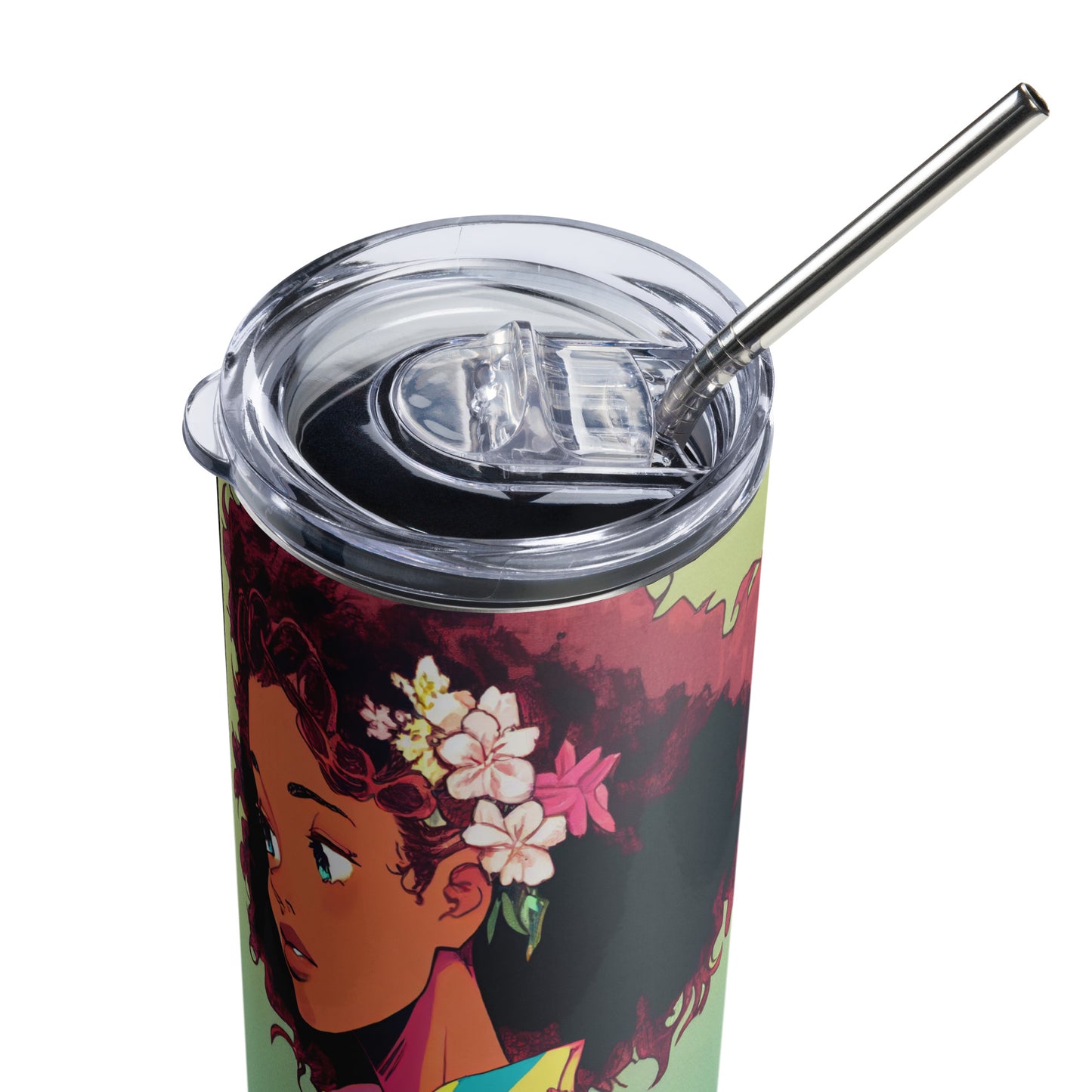 Hawaiian Beauty Stainless steel tumbler