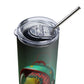 Space Bart Stainless steel tumbler cup with metal straw