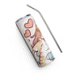 Anime Cat Girl #4 Stainless steel tumbler cup with metal straw