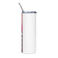 Punk Girl #4 Stainless steel tumbler with metal straw