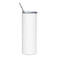 Anime Girl #2 Stainless steel tumbler cup with metal straw