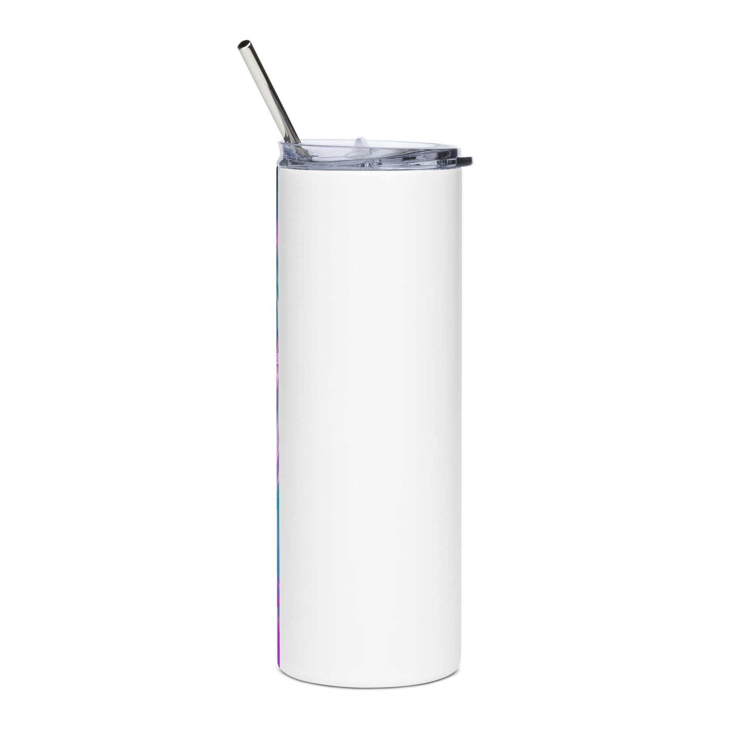 Anime Girl #2 Stainless steel tumbler cup with metal straw