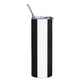 Rainbow Knight Stainless steel tumbler cup with metal straw