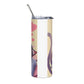 Anime Cat Girl #11 Stainless steel tumbler cup with metal straw