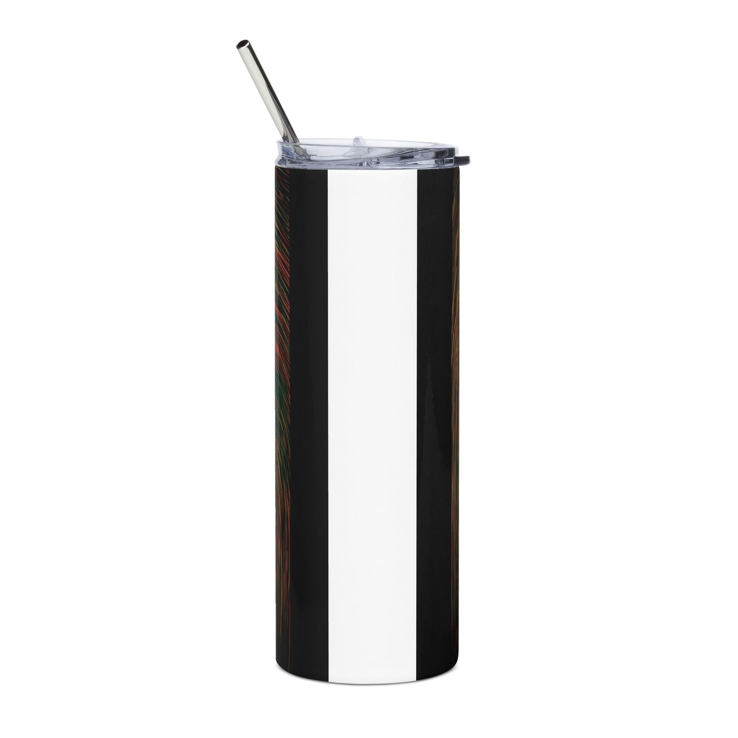 Shy Guy Stainless steel tumbler cup with metal straw