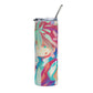 Sora Stainless steel tumbler cup with metal straw