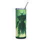Necro Knight Stainless steel tumbler cup with metal straw