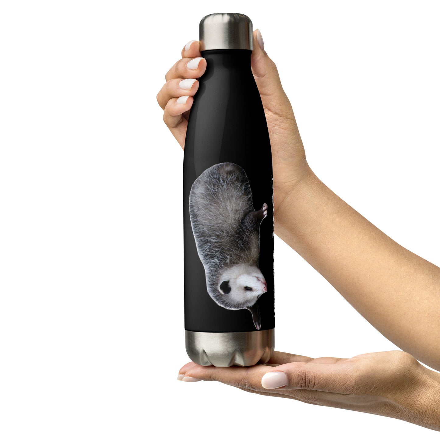 Dead Tired Opposum Stainless Steel Water Bottle