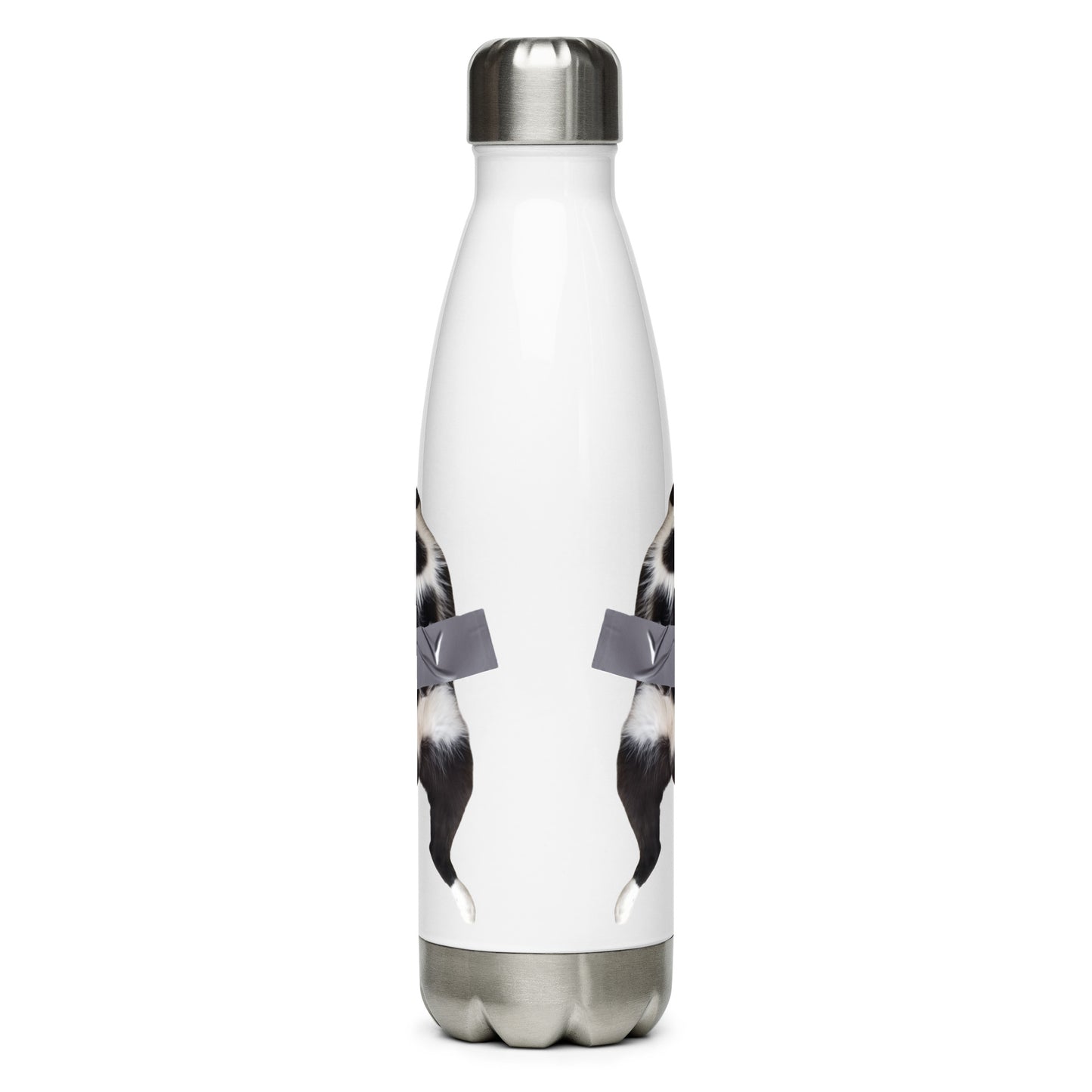 Duct Taped Cat Stainless Steel Water Bottle