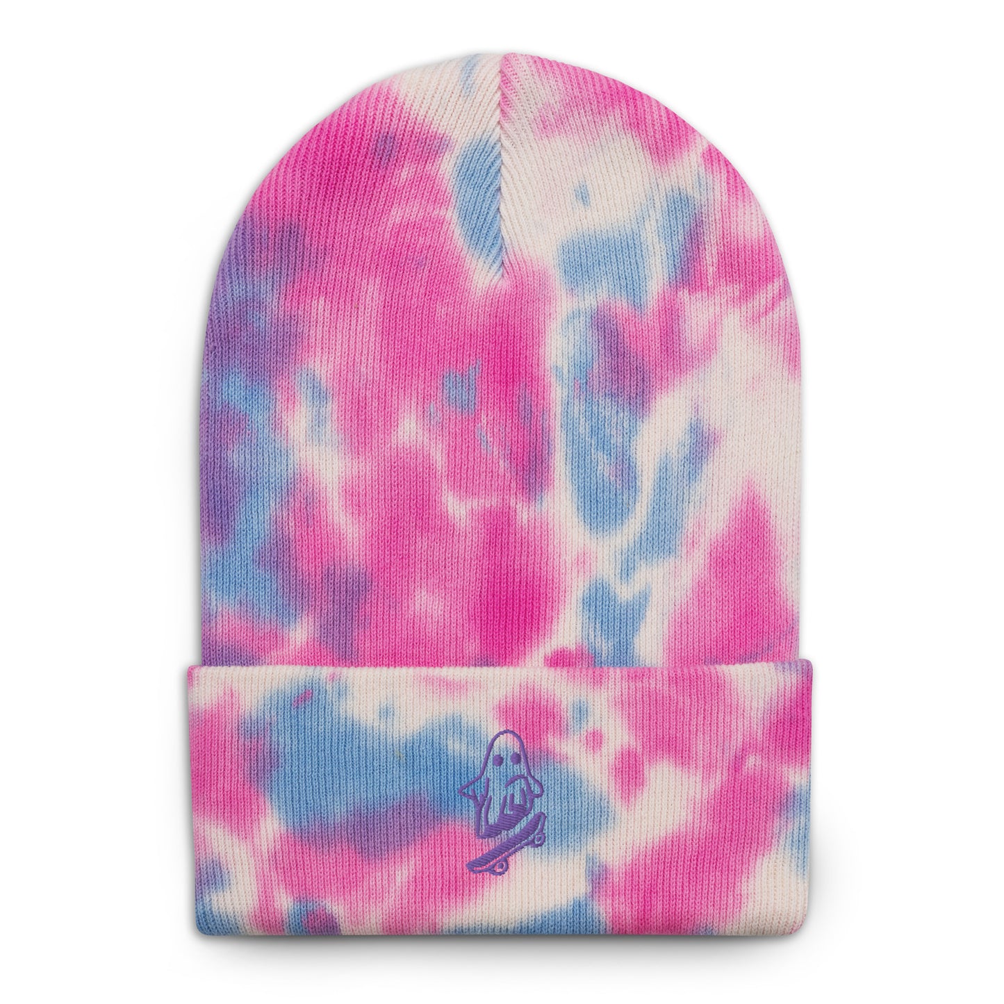 LIMITED EDITION Skateboarding Ghost Tie-dye beanie