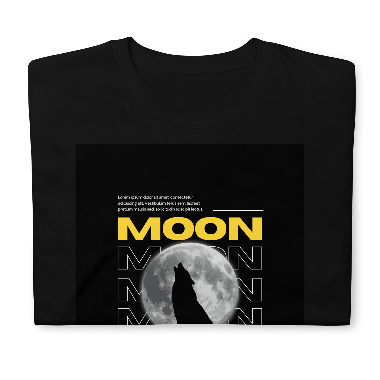 Moon and wolf SOFT Unisex T-Shirt