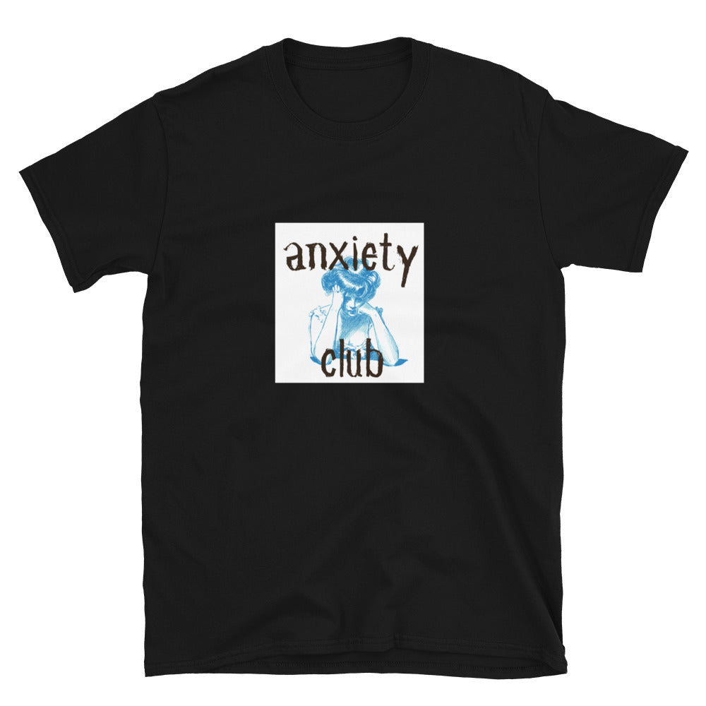 Anxiety Club worried Short-Sleeve SOFT Unisex T-Shirt