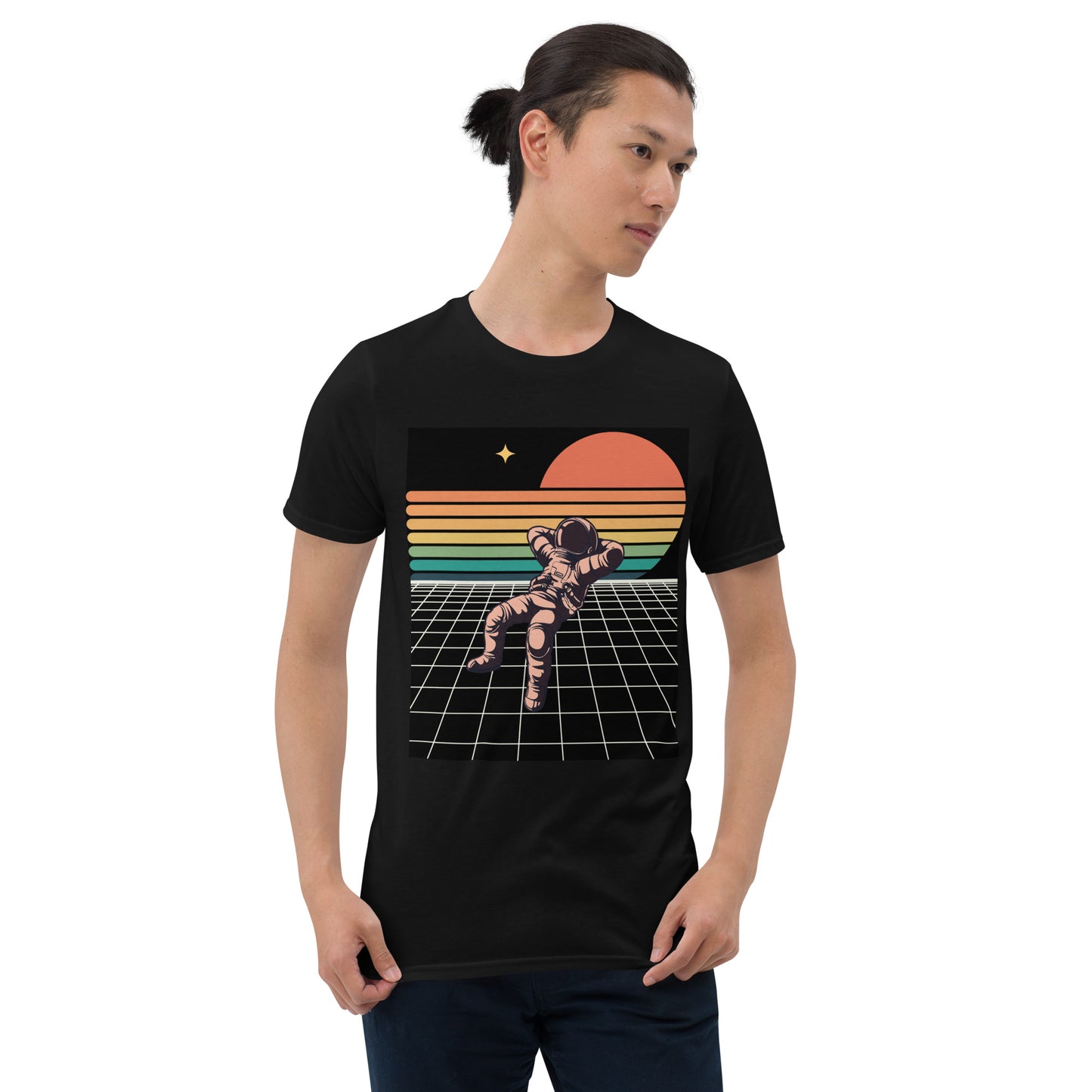 Astronaut grid SOFT Short-Sleeve Unisex T-Shirt