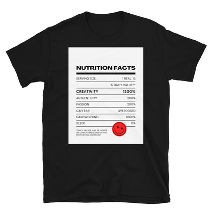 Nutrition facts Short-Sleeve Unisex T-Shirt