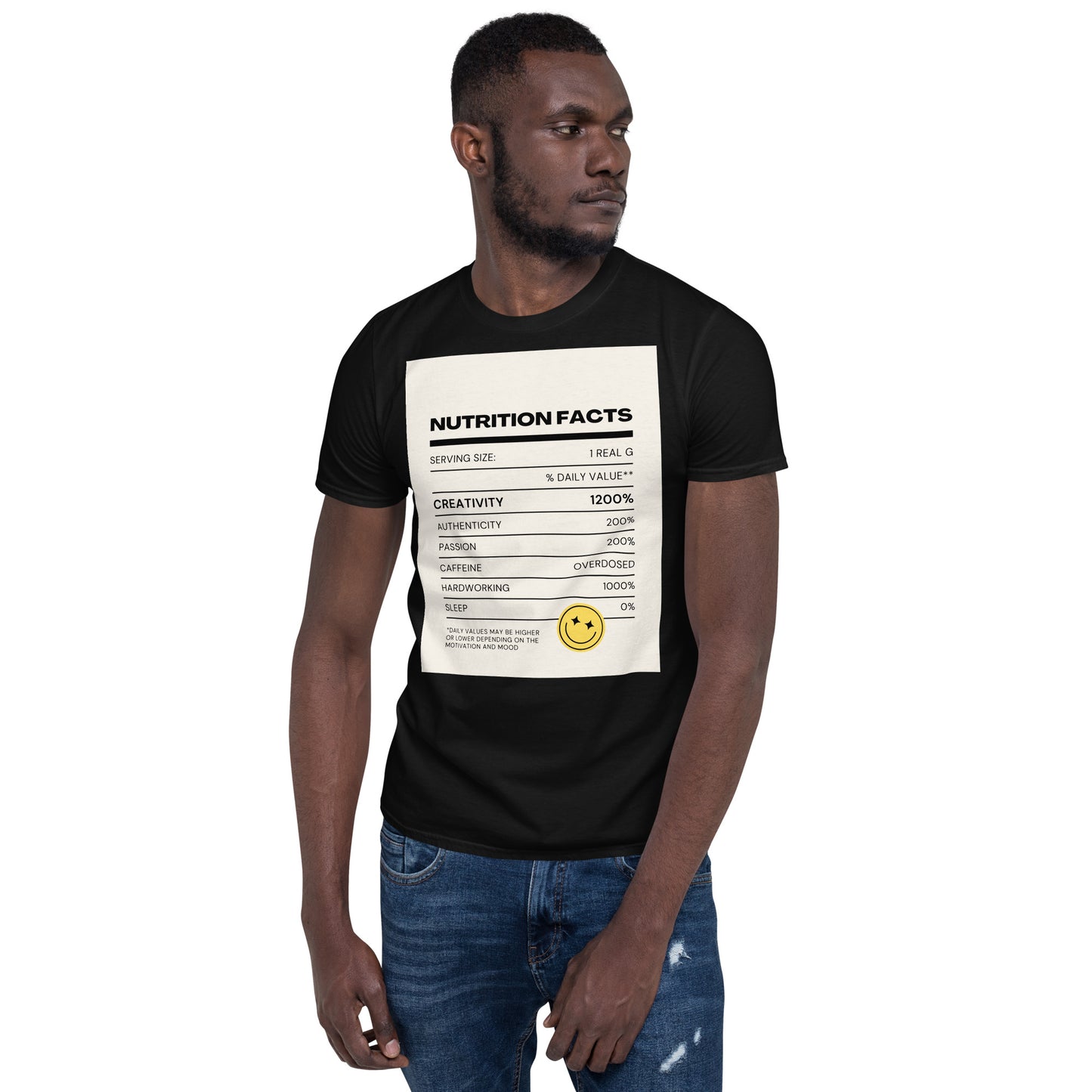 Nutrition facts SOFT Short-Sleeve Unisex T-Shirt