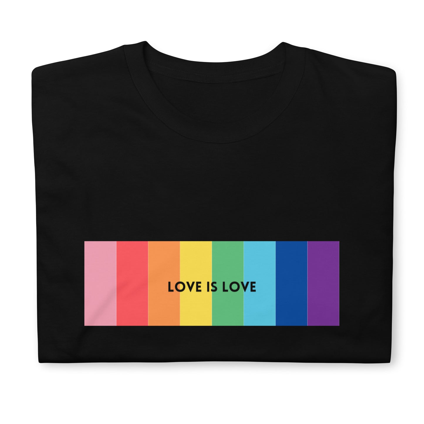 Pride rainbow Love is Love SOFT Short-Sleeve Unisex T-Shirt