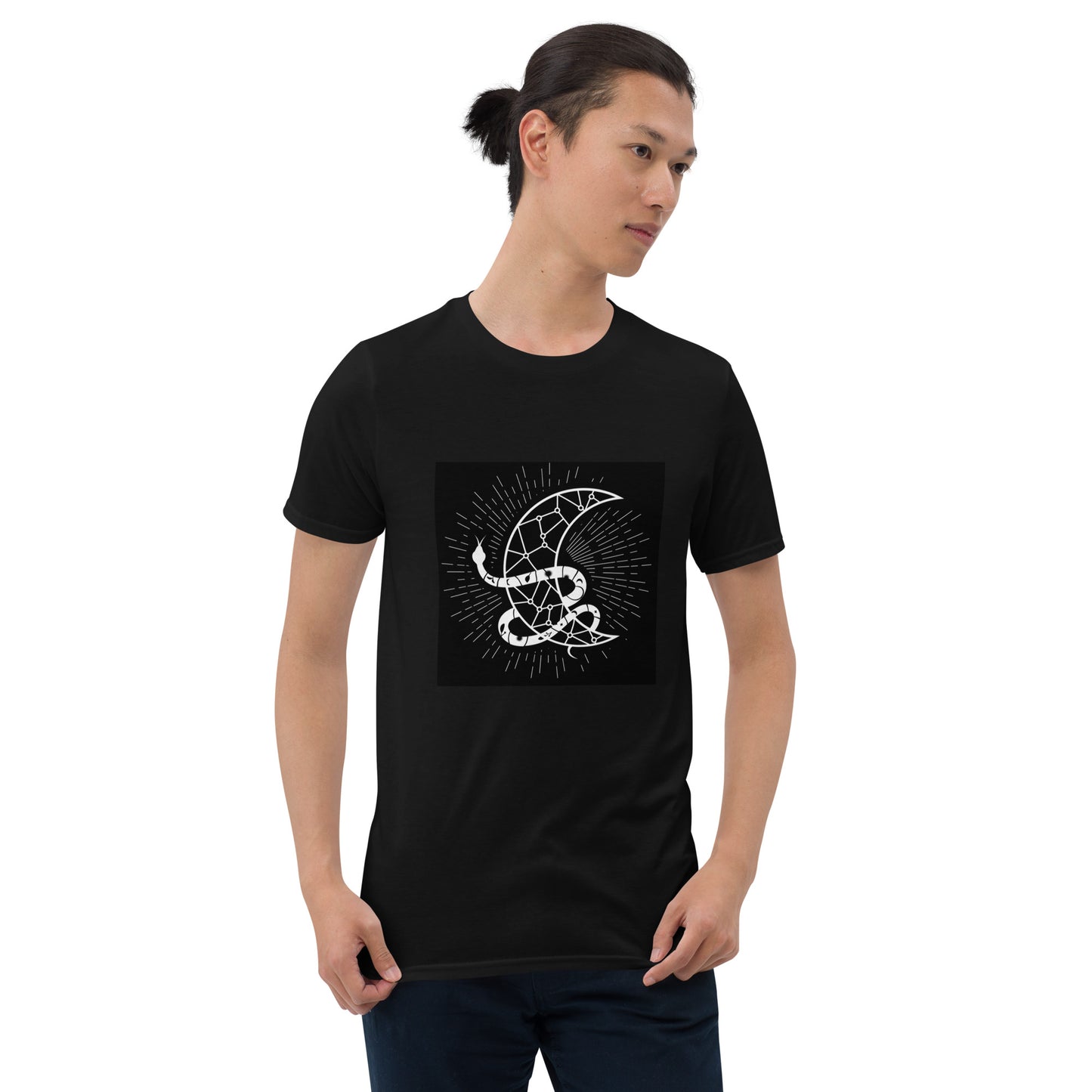 Celestial moon snake SOFT Short-Sleeve Unisex T-Shirt