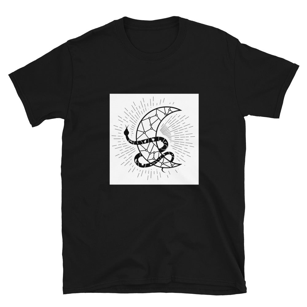 Celestial Moon Snake SOFT Short-Sleeve Unisex T-Shirt