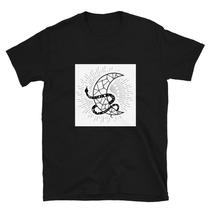 Celestial Moon Snake SOFT Short-Sleeve Unisex T-Shirt