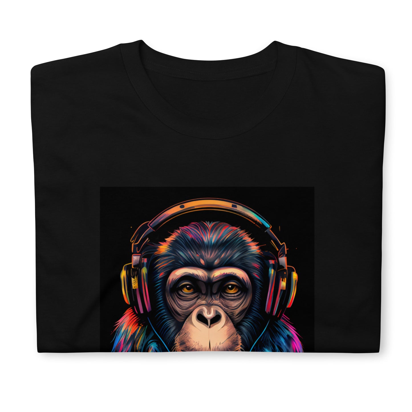 Headphones Chimp SOFT Short-Sleeve Unisex T-Shirt