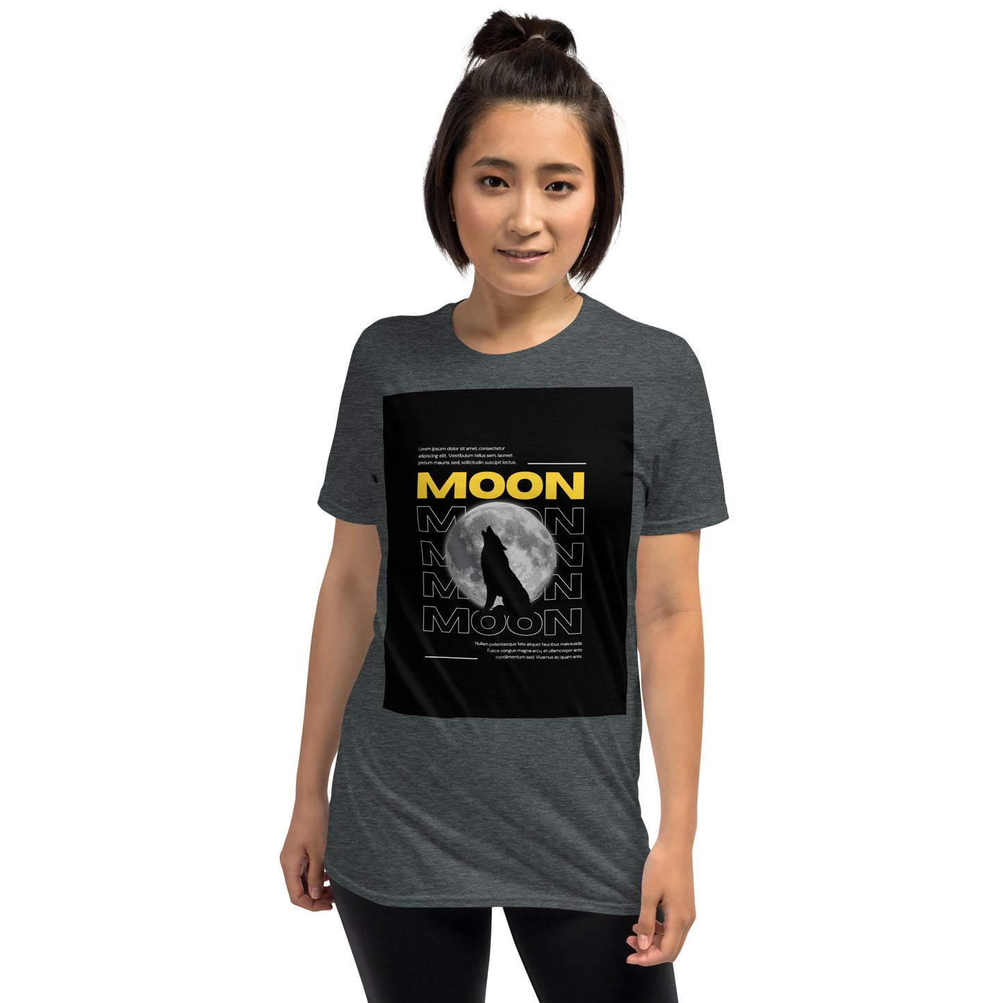 Moon and wolf SOFT Unisex T-Shirt