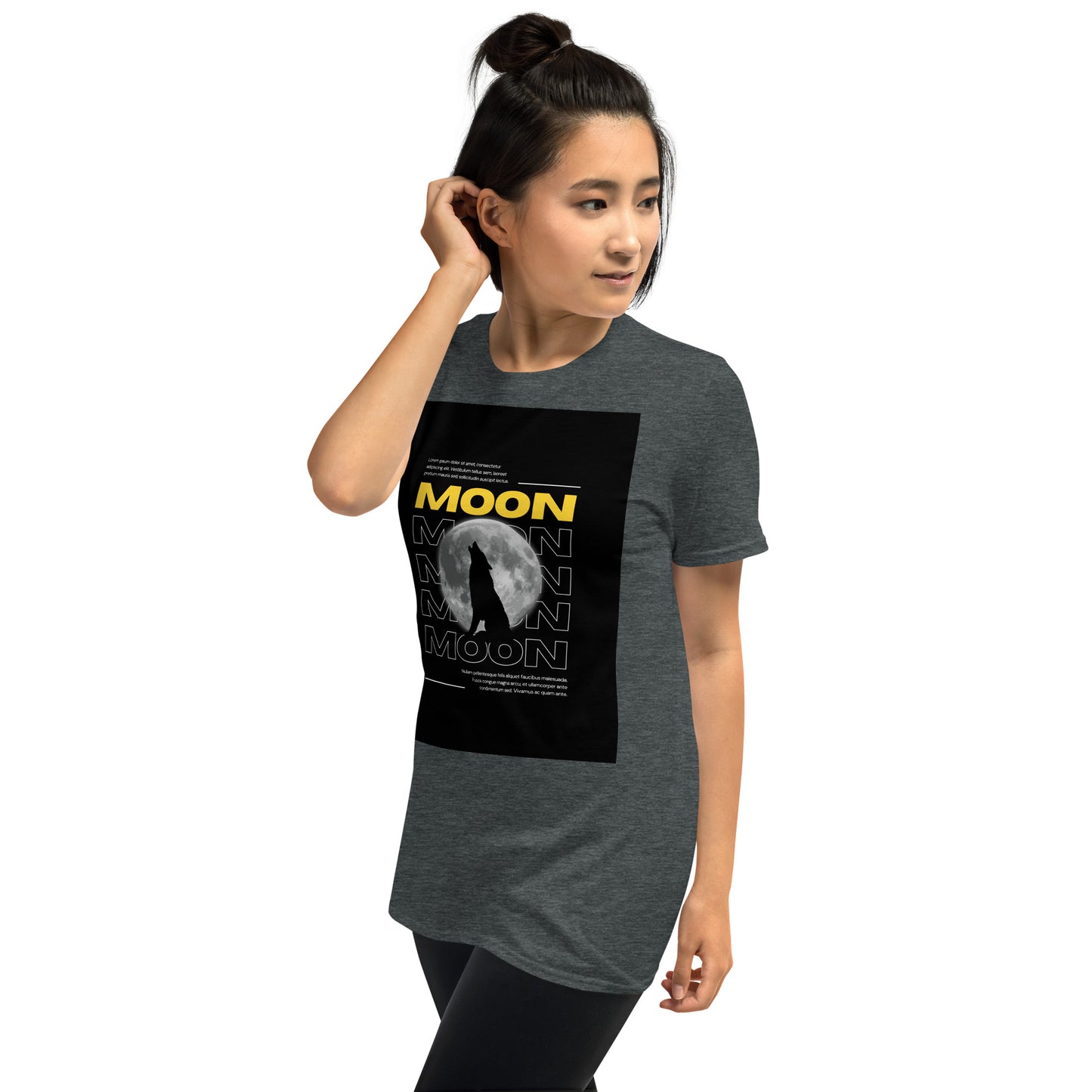 Moon and wolf SOFT Unisex T-Shirt