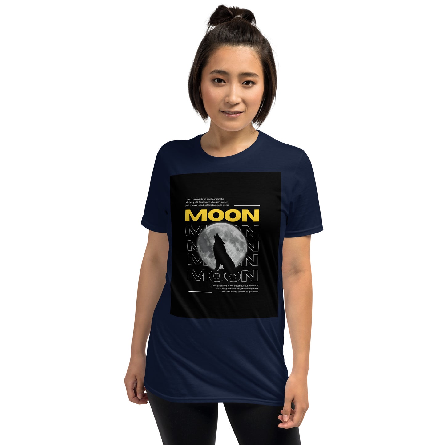 Moon and wolf SOFT Unisex T-Shirt