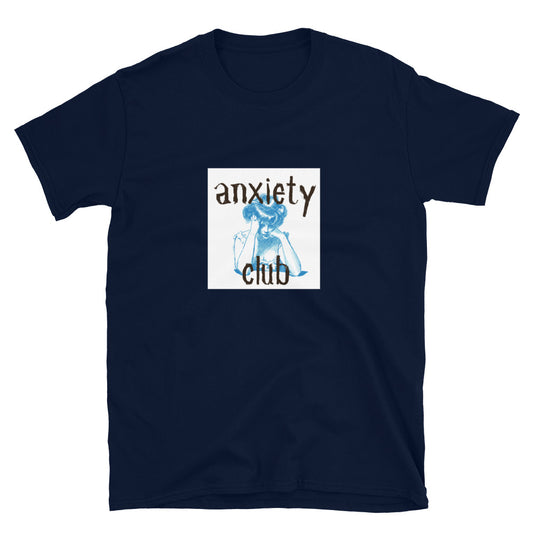 Anxiety Club worried Short-Sleeve SOFT Unisex T-Shirt