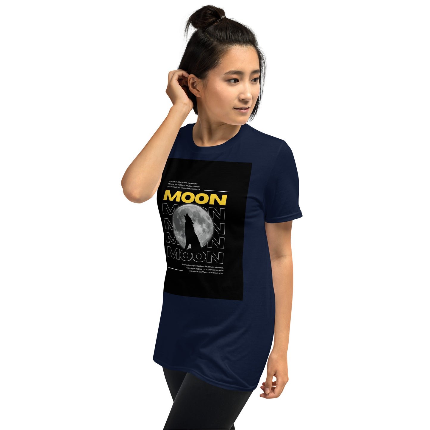 Moon and wolf SOFT Unisex T-Shirt