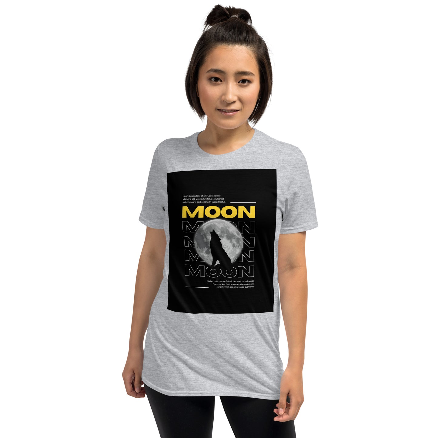 Moon and wolf SOFT Unisex T-Shirt