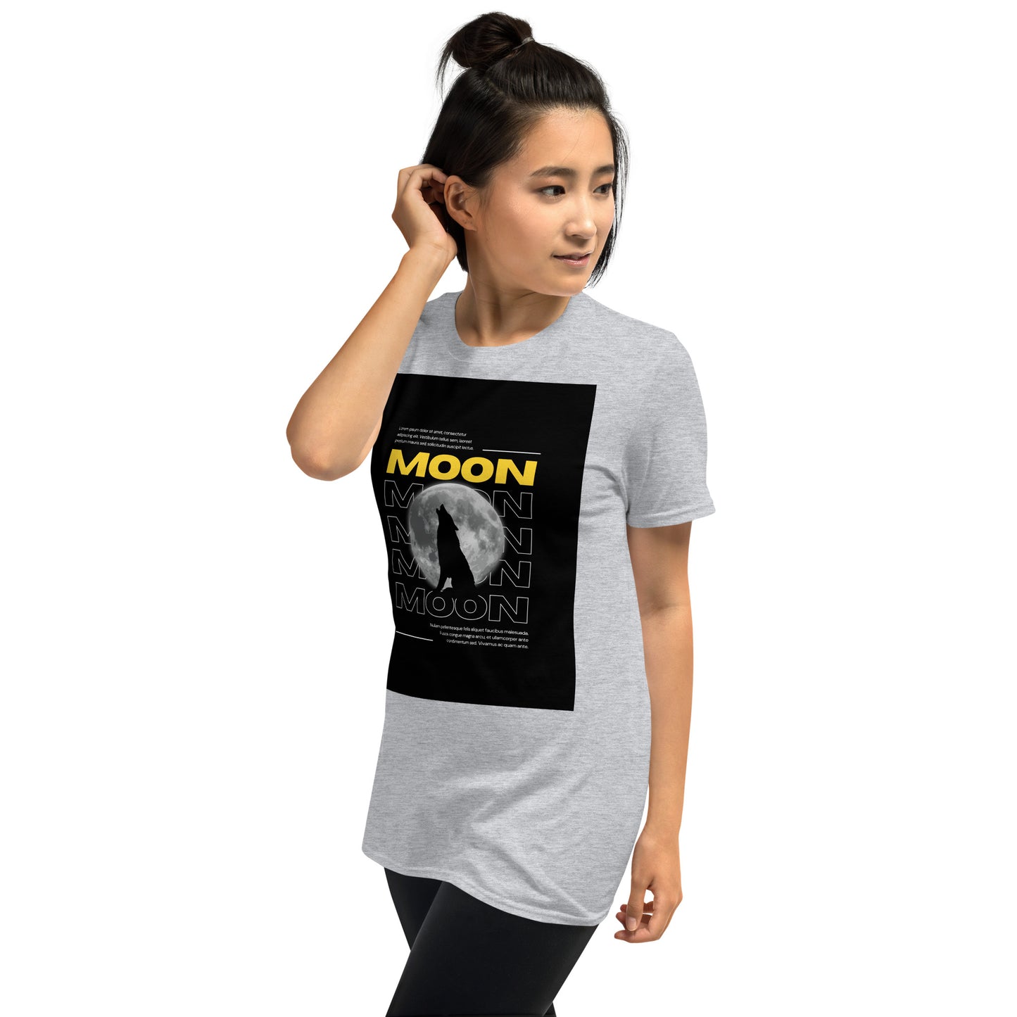 Moon and wolf SOFT Unisex T-Shirt