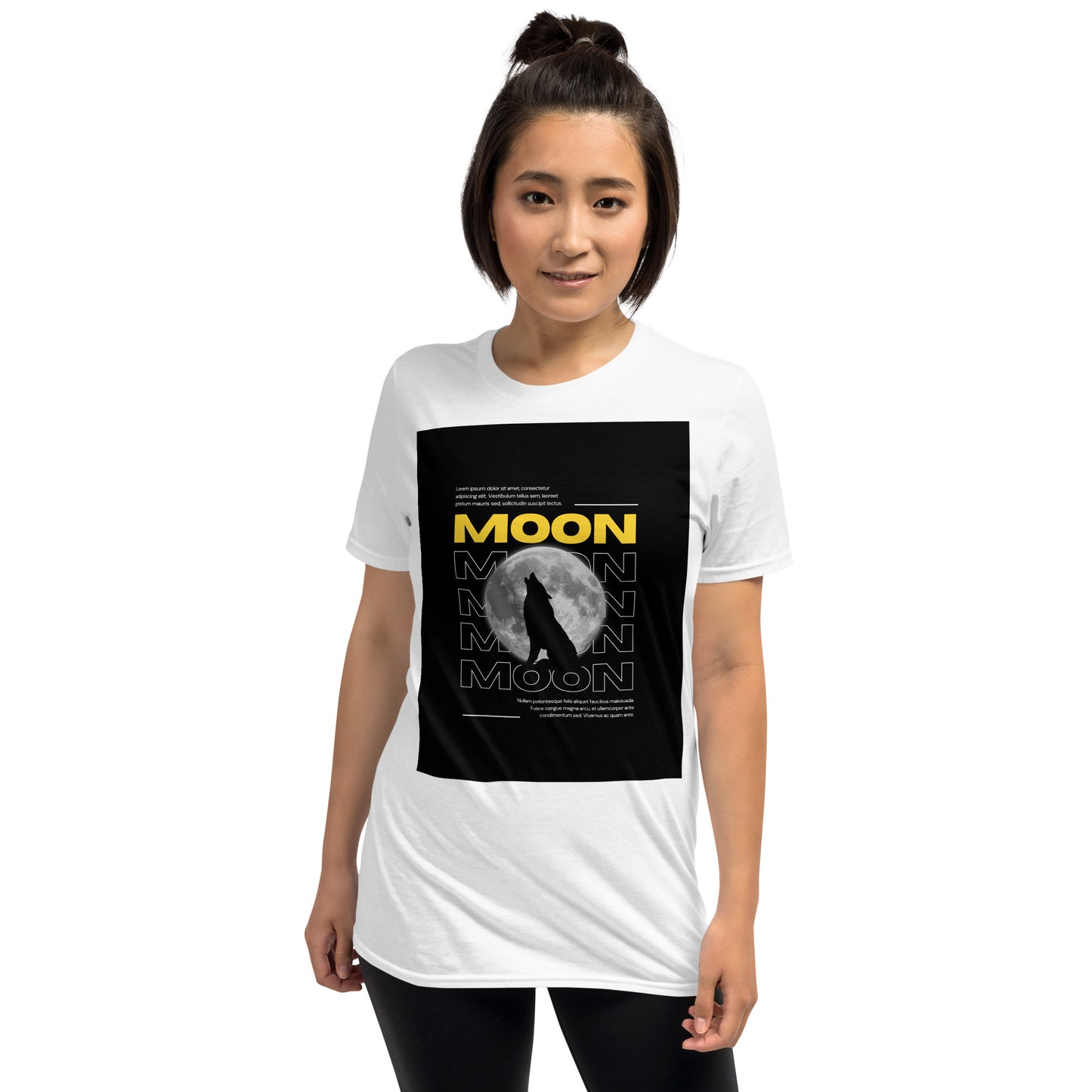 Moon and wolf SOFT Unisex T-Shirt