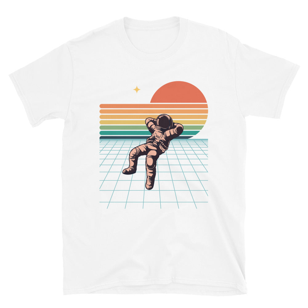 Astronaut Grid SOFT Short-Sleeve Unisex T-Shirt