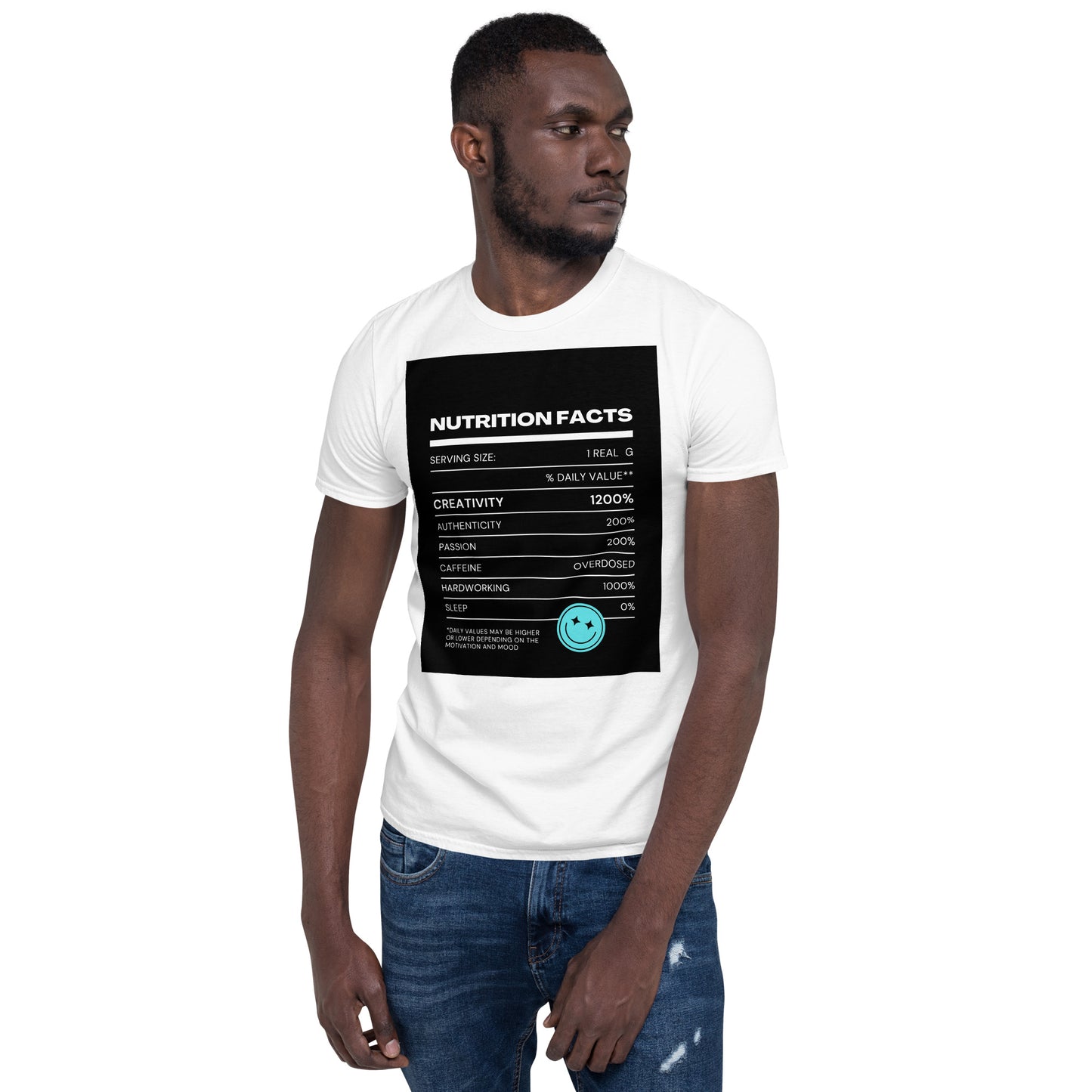 Nutrition Facts Short-Sleeve Unisex T-Shirt