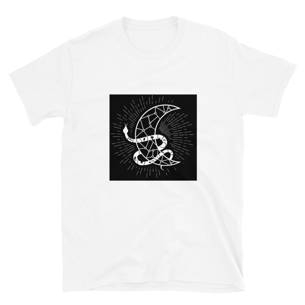 Celestial moon snake SOFT Short-Sleeve Unisex T-Shirt