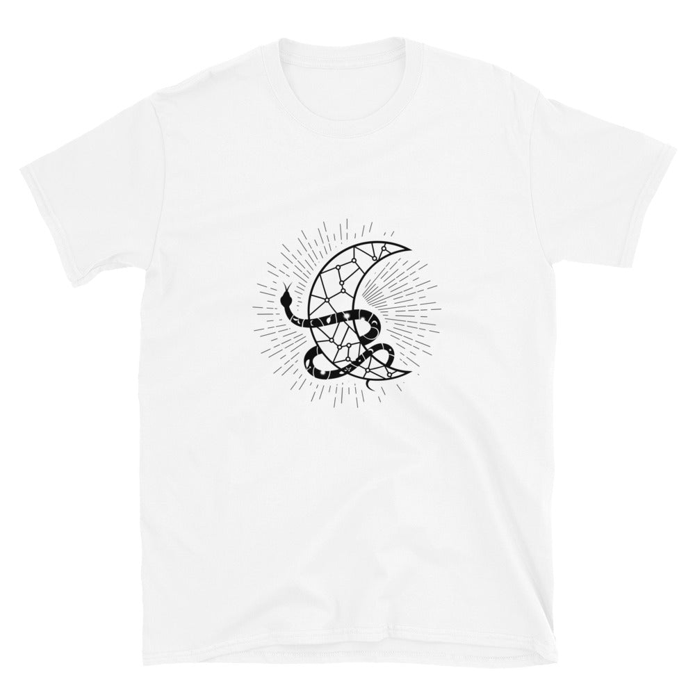 Celestial Moon Snake SOFT Short-Sleeve Unisex T-Shirt