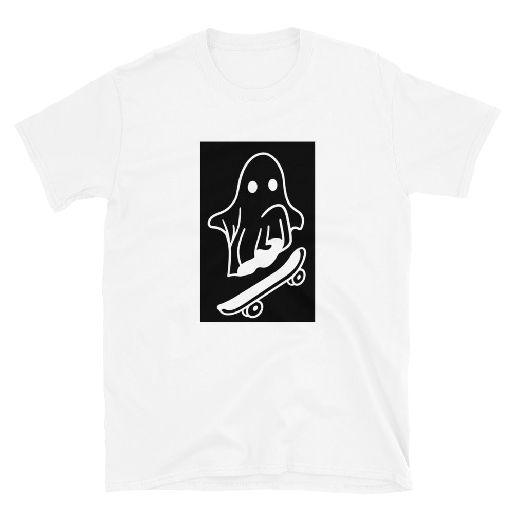 Skateboard Ghost Short-Sleeve SOFT Unisex T-Shirt