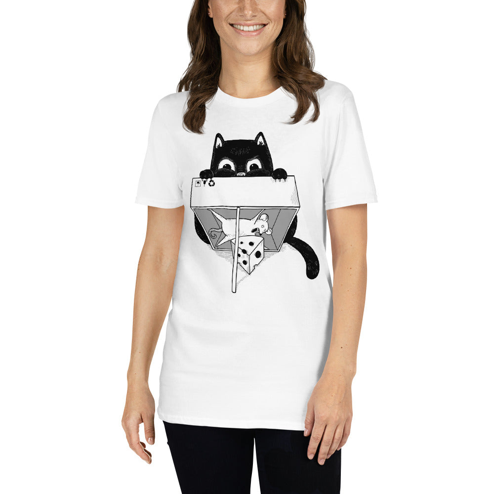 Cat Trapped Short-Sleeve SOFT Unisex T-Shirt