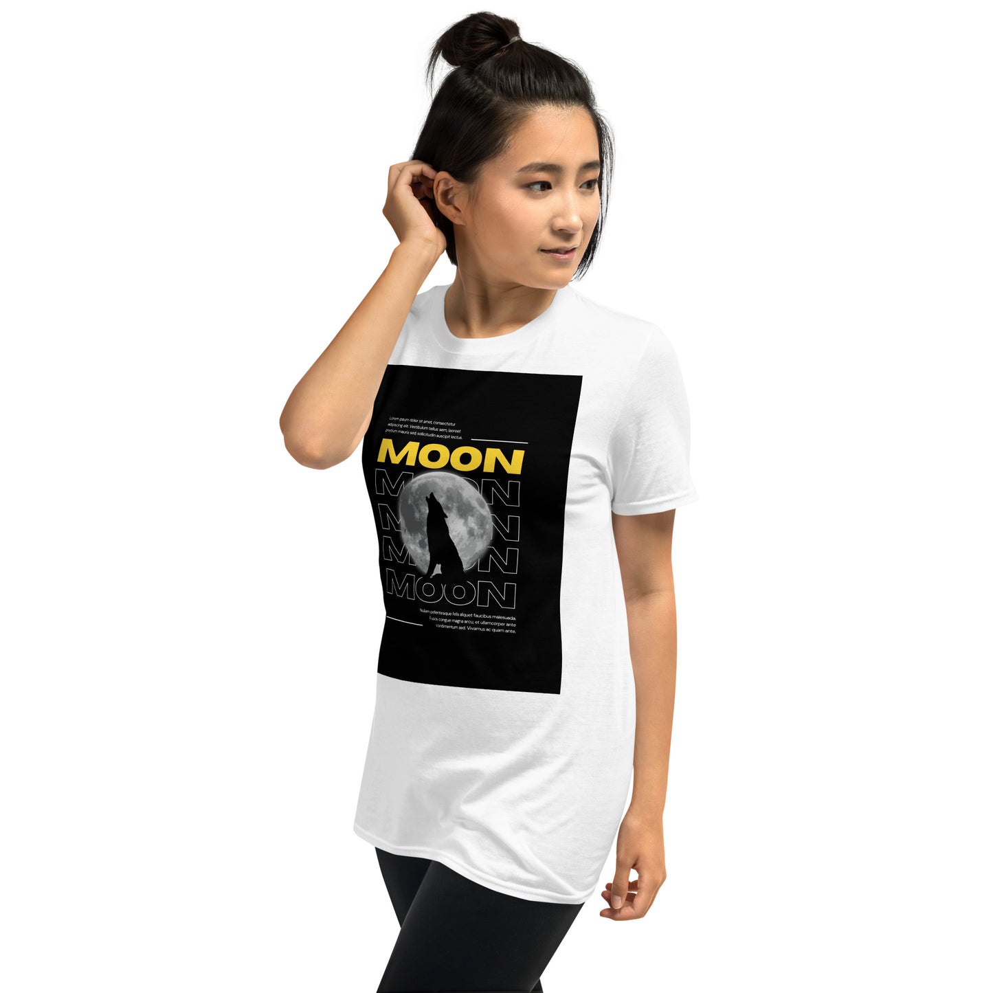 Moon and wolf SOFT Unisex T-Shirt